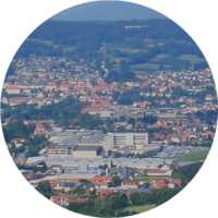Blick über Burgkunstadt, Altenkunstadt und Woffendorf